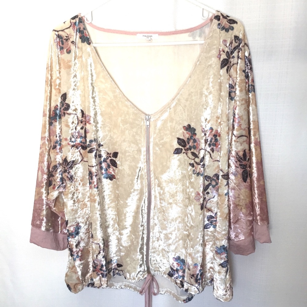 Maurices L/XL Zip-Up Top